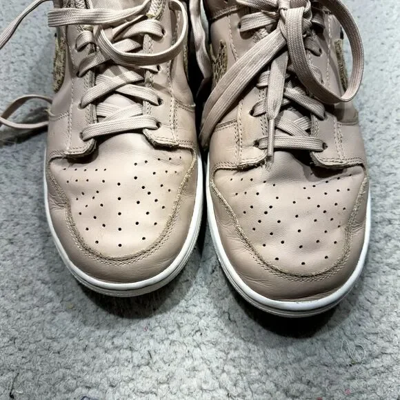 Nike Dunk Low SE Shoes Women 11.5 Primal Pink Cheetah Snakeskin Swoosh Sneaker - Picture 13 of 13